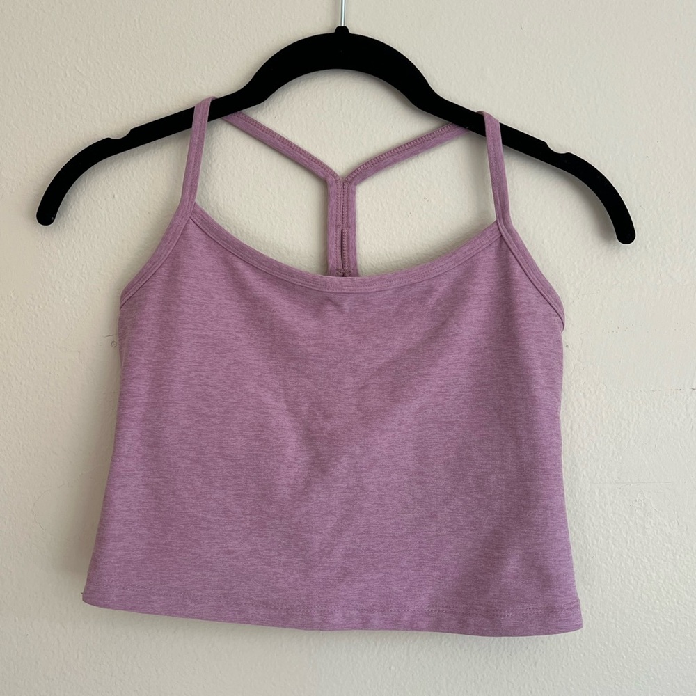 Beyond Yoga Spacedye Slim Racerback Cropped Tank - size small